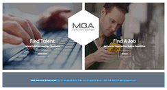 Desktop Screenshot of mgasearch.com